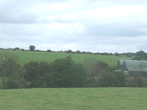 photo of the land where Dessertmore Church once stood